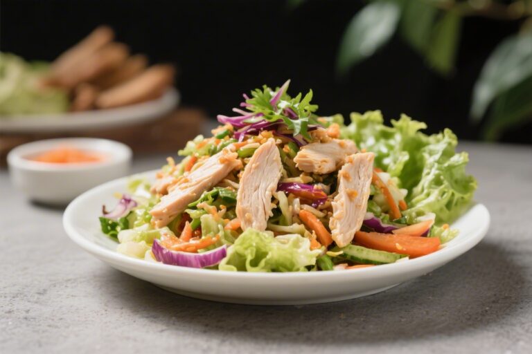 Keto Asian Chicken Salad – Fresh, Crunchy, and Low-Carb