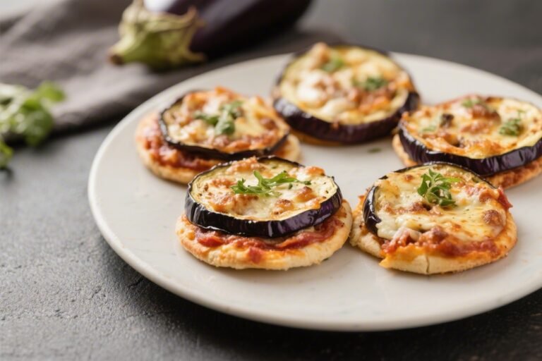 Eggplant Pizza Rounds – A Lighter, Flavor-Packed Twist on Pizza Night