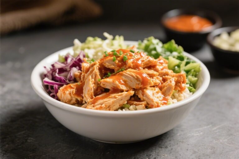 Keto Buffalo Chicken Bowl – Spicy, Satisfying, and Low-Carb