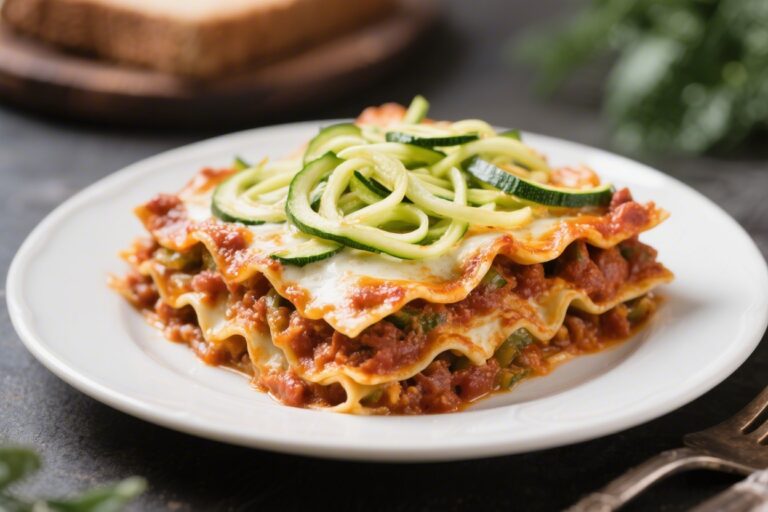 Keto Lasagna With Zucchini Noodles – A Comforting Low-Carb Classic