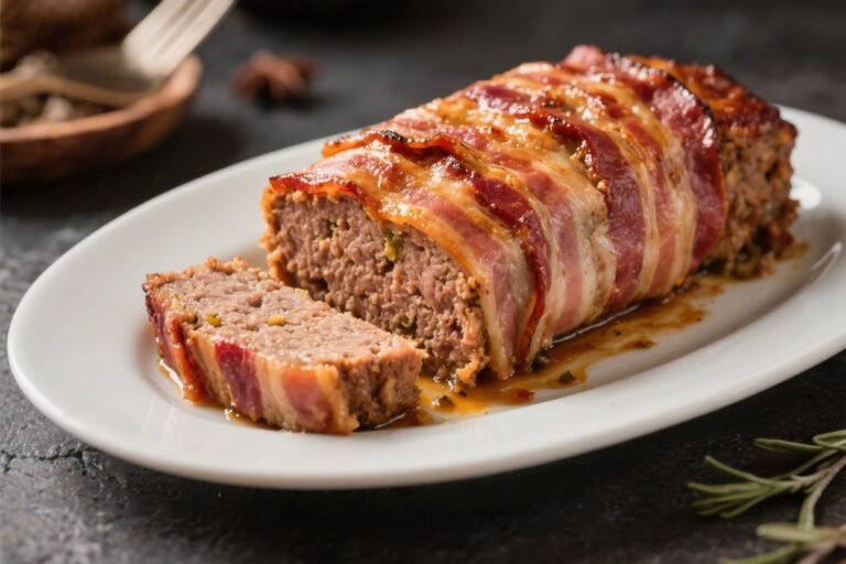 Bacon-Wrapped Meatloaf – A Comfort Classic With Crispy Edges