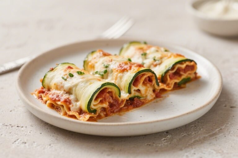 Zucchini Lasagna Roll Ups – A Lighter, Cozy Comfort Dish