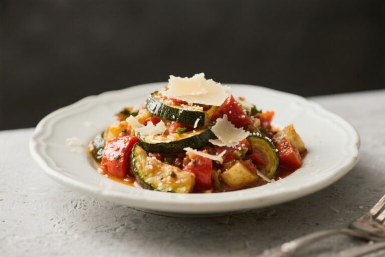 Keto Ratatouille With Parmesan – A Light, Flavor-Packed Skillet Dinner
