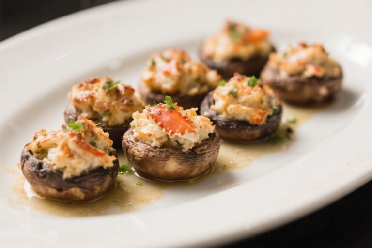 Keto Crab Stuffed Mushrooms – A Savory, Low-Carb Appetizer