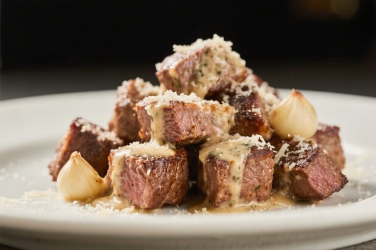 Rich & Creamy Parmesan Garlic Steak Bites – Weeknight Comfort With Big Flavor