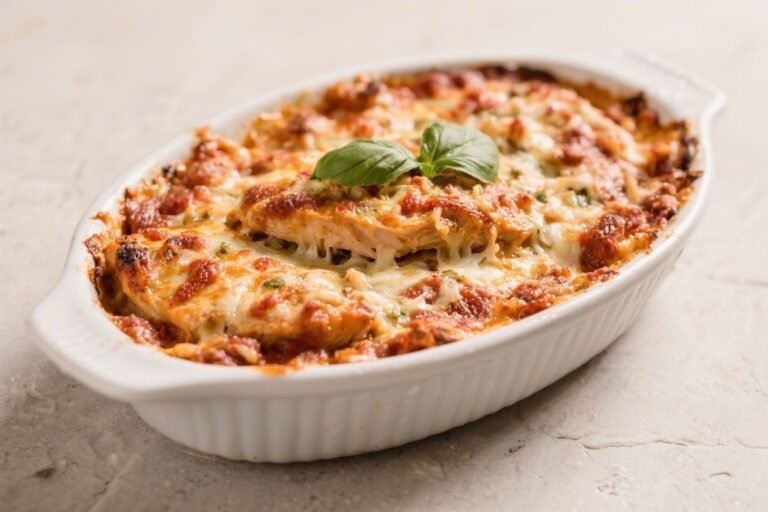 Keto Chicken Parmesan Casserole – Comforting, Low-Carb, and Easy