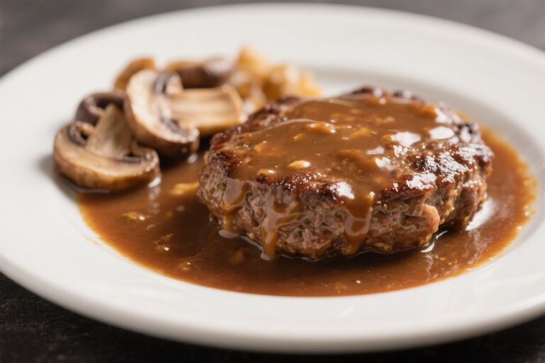 Keto Salisbury Steak With Mushroom Gravy – Comforting, Low-Carb, and Satisfying