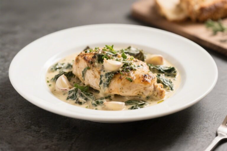 Creamy Tuscan Garlic Chicken – A Comforting, Flavor-Packed Skillet Dinner