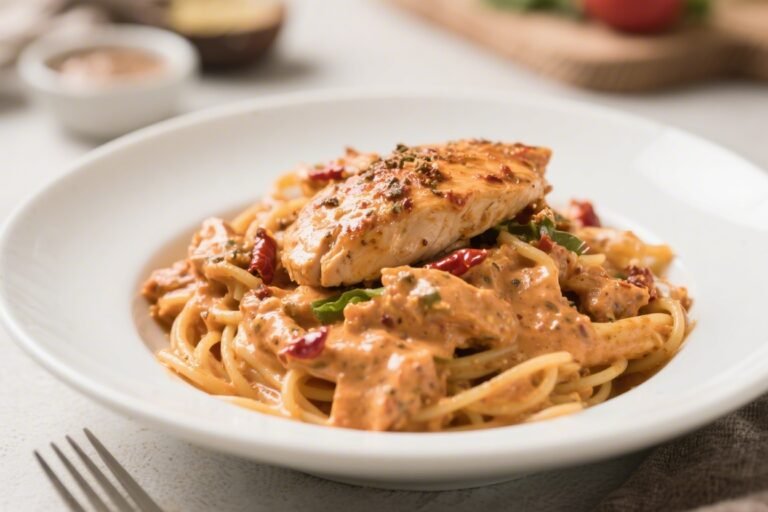 Keto Creamy Cajun Chicken Pasta – Comforting, Spicy, and Low-Carb