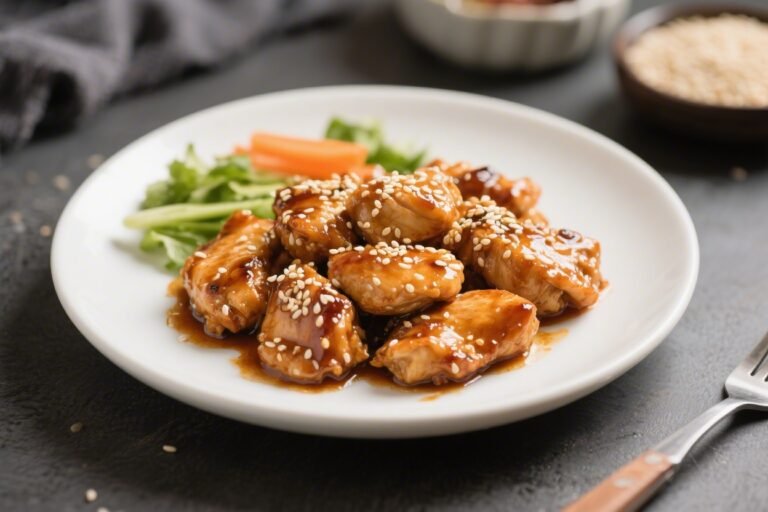 Melt-In-Your-Mouth Keto Sesame Chicken – Tender, Saucy, and Low-Carb