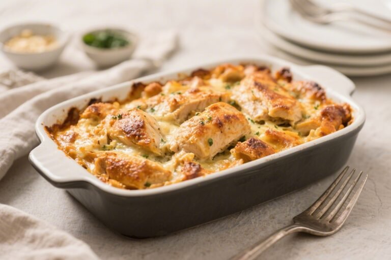 Keto Million Dollar Chicken Casserole – Creamy, Cozy, and Low-Carb