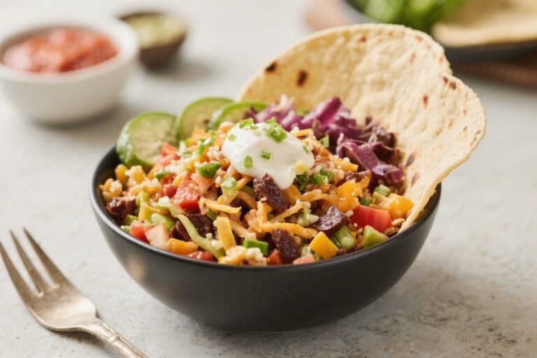 Loaded Keto Burrito Bowl – Big Flavor, Low-Carb Comfort