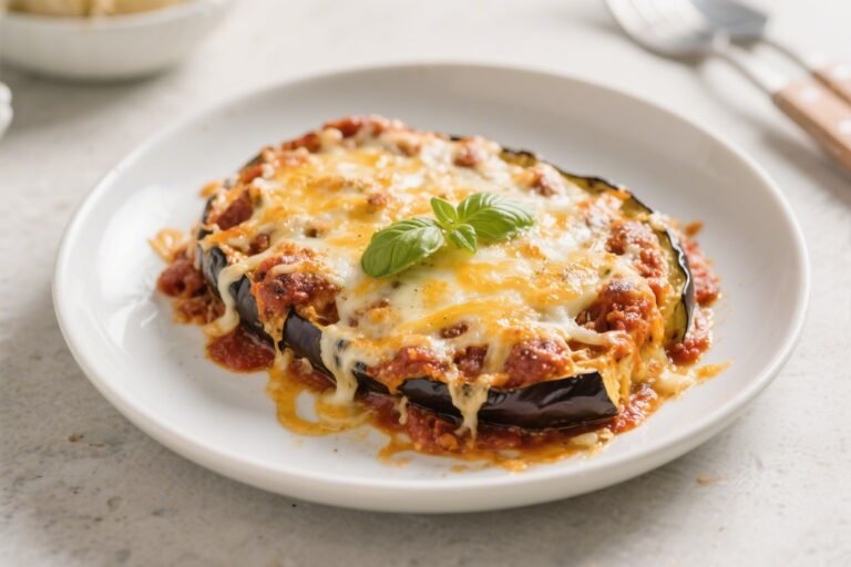 Cheesy Keto Baked Eggplant Parmesan – Comfort Food With Fewer Carbs