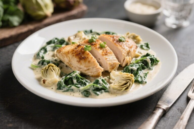 Creamy Spinach Artichoke Chicken – Comforting, Flavor-Packed, and Weeknight-Friendly