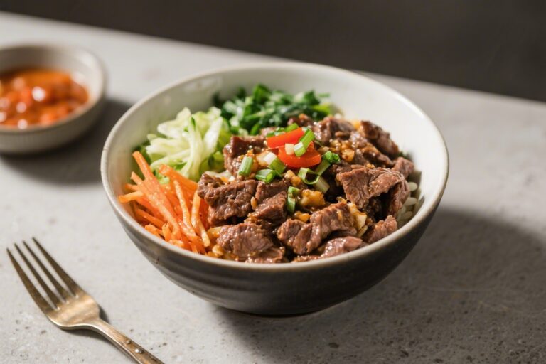 Keto Korean Beef Bowl – Fast, Flavorful, and Low-Carb