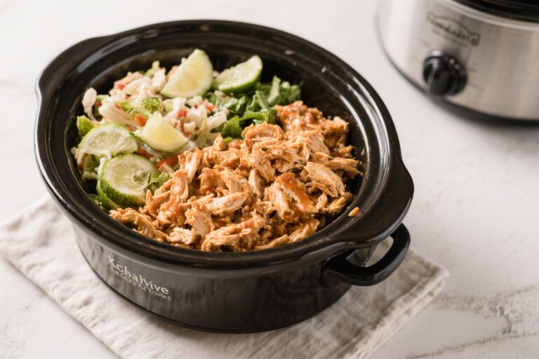 Keto Crack Chicken (Slow Cooker) – Creamy, Cheesy, and Low-Carb Comfort