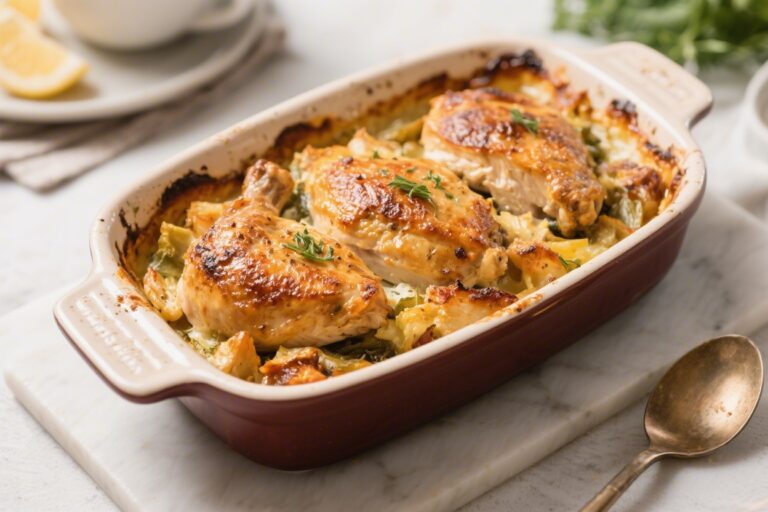 Keto “Million Dollar” Chicken Bake – Creamy, Cheesy, and Low-Carb Comfort