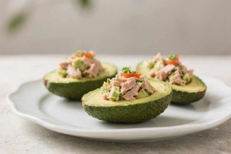 Keto Avocado Tuna Salad Boats – A Fresh, Fast, and Satisfying Low-Carb Meal