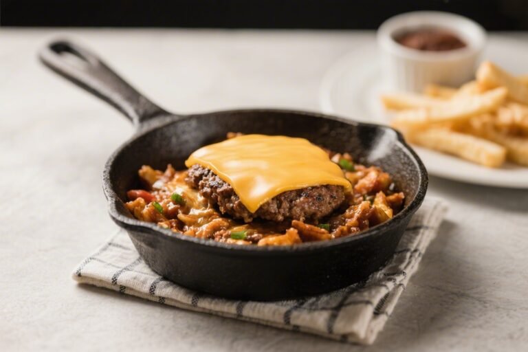 Keto Cheeseburger Skillet – A Fast, Flavor-Packed Weeknight Dinner