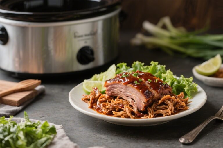 Keto BBQ Pulled Pork (Slow Cooker) – Tender, Saucy, Low-Carb Comfort