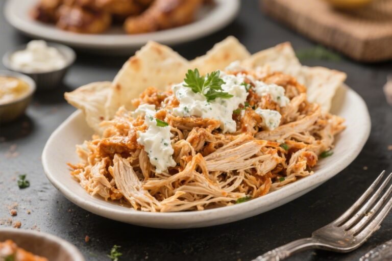 Pulled Chicken With Cream Cheese (Crack Chicken) – Easy, Creamy, and Crowd-Pleasing