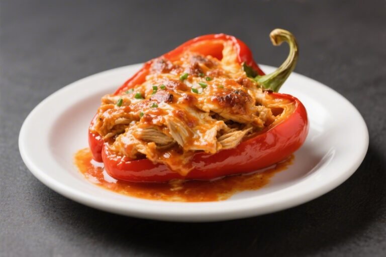 Buffalo Chicken Stuffed Peppers – A Bold, Comforting Weeknight Dinner
