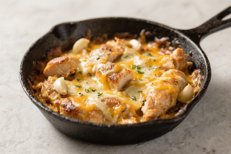 Cheesy Garlic Butter Chicken Skillet – Comfort Food Made Simple