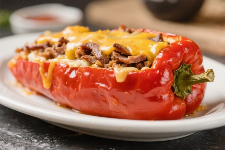 Philly Cheesesteak Stuffed Peppers – A Cozy, Crowd-Pleasing Twist