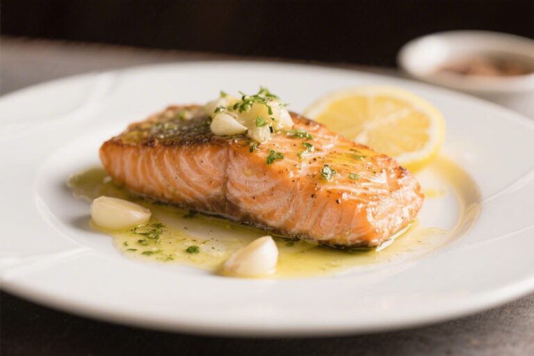 Garlic Butter Salmon with Lemon – A Bright, Weeknight-Friendly Favorite