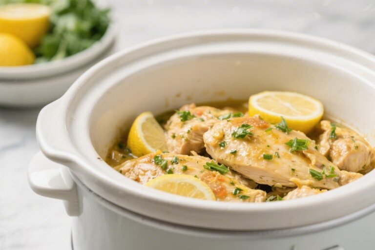 Keto Crockpot Zesty Lemon Chicken – Bright, Easy, and Low-Carb