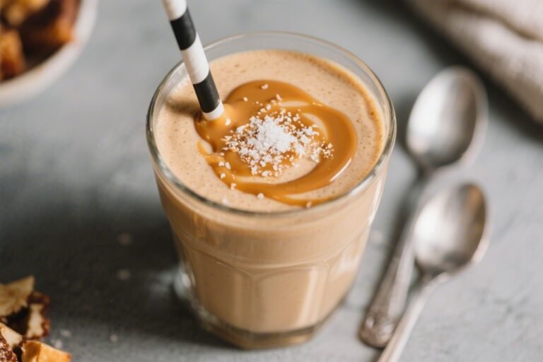 Keto Salted Caramel Smoothie – Creamy, Low-Carb, and Satisfying