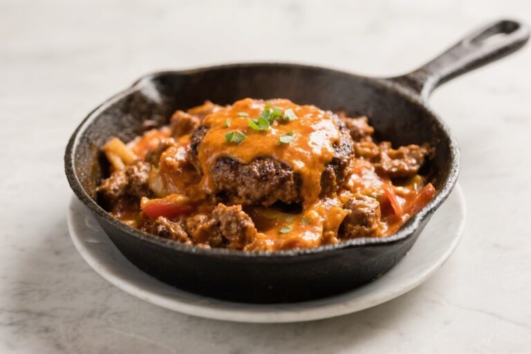 Keto Buffalo Hamburger Skillet – Fast, Flavorful, and Low-Carb