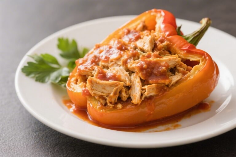 Buffalo Chicken Stuffed Peppers – A Spicy, Satisfying Weeknight Favorite
