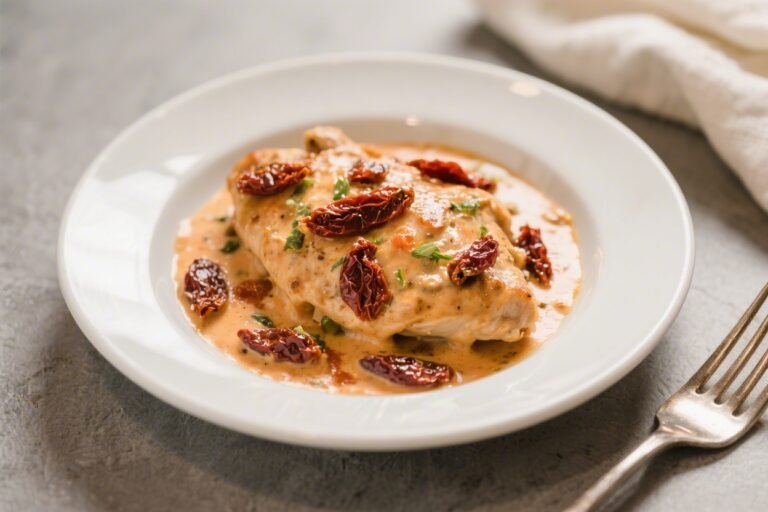 Creamy Sun-Dried Tomato Chicken – A Cozy, Flavor-Packed Skillet Dinner