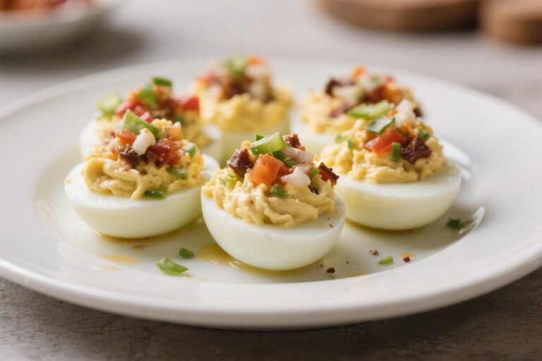 Keto Loaded Deviled Eggs – Creamy, Savory, and Crowd-Pleasing