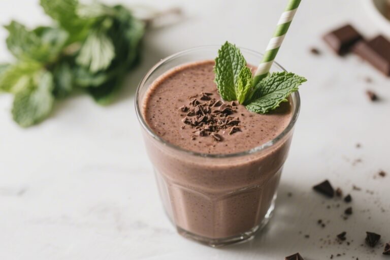 Keto Mint Chocolate Smoothie – Cool, Creamy, and Low-Carb