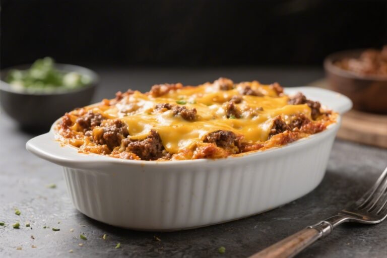 Keto Double Cheeseburger Casserole – Comfort Food Without the Carbs