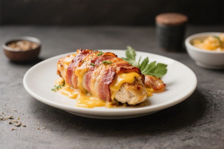 Cheesy Bacon Wrapped Chicken – Juicy, Comforting, and Easy