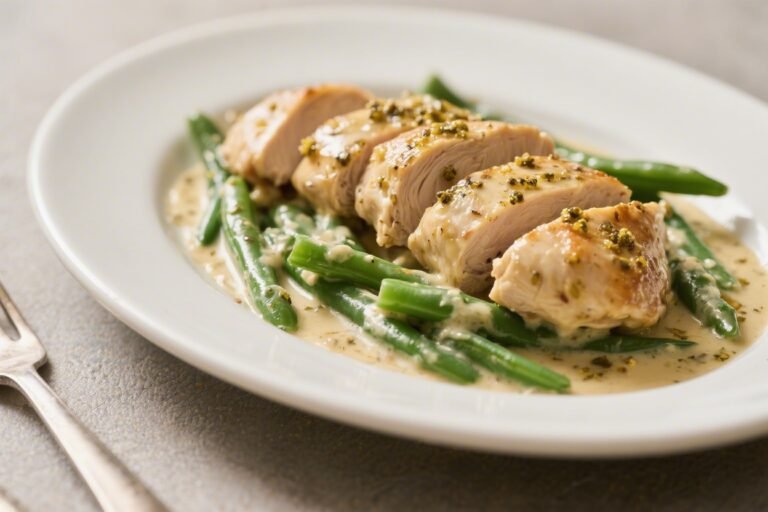 Creamy Dijon Chicken & Green Beans – A Cozy Weeknight Favorite