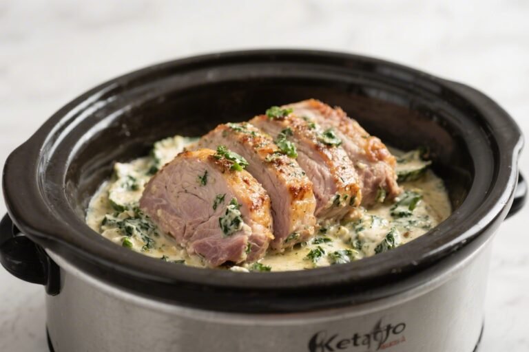 Keto Crockpot Ranch Pork Loin – Tender, Flavorful, and Low-Carb