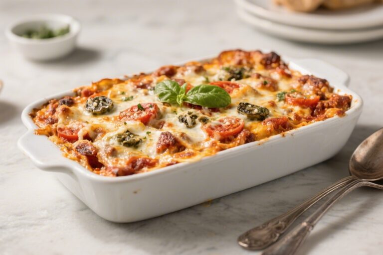 Keto Pizza Casserole – A Cozy, Low-Carb Weeknight Favorite