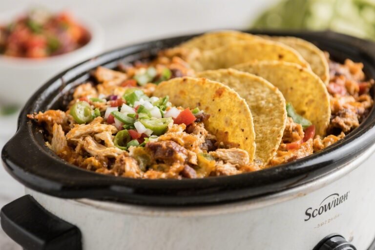 Slow Cooker Keto Taco Chicken Casserole – Easy, Flavor-Packed Comfort Food