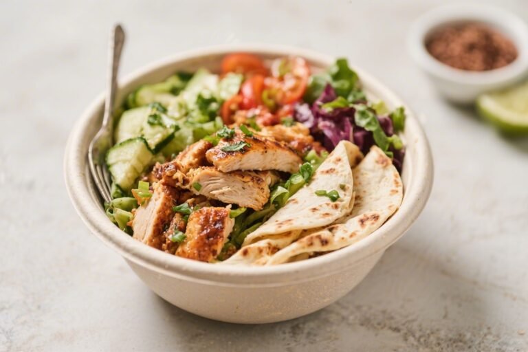 Keto Chicken Shawarma Bowl – Bright, Flavor-Packed, and Low-Carb
