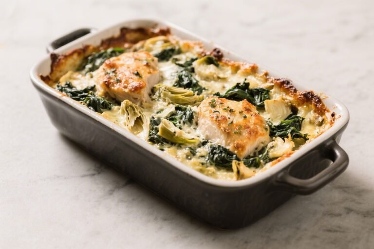 Spinach Artichoke Chicken Bake – Creamy, Comforting, and Easy