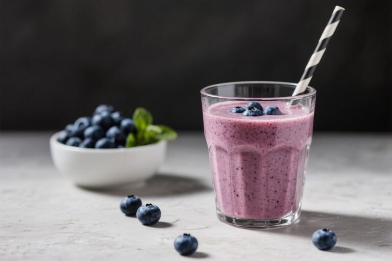 Keto Blueberry Smoothie – Creamy, Low-Carb, and Refreshing