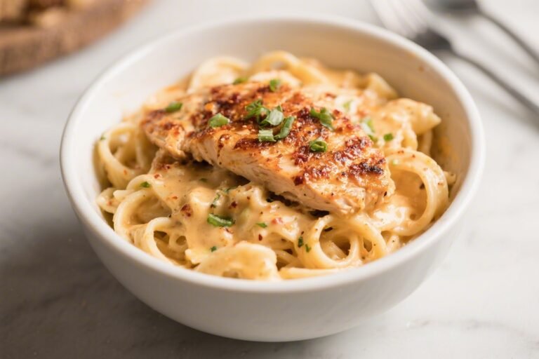 Cajun Chicken Alfredo Bowls – Creamy, Spicy, and Weeknight-Friendly