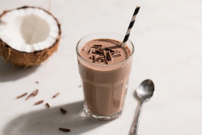 Keto Chocolate Coconut Smoothie – Creamy, Rich, and Low-Carb