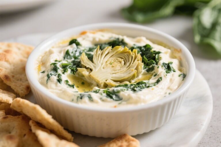 Creamy Keto Spinach & Artichoke Dip – Rich, Easy, Crowd-Pleasing