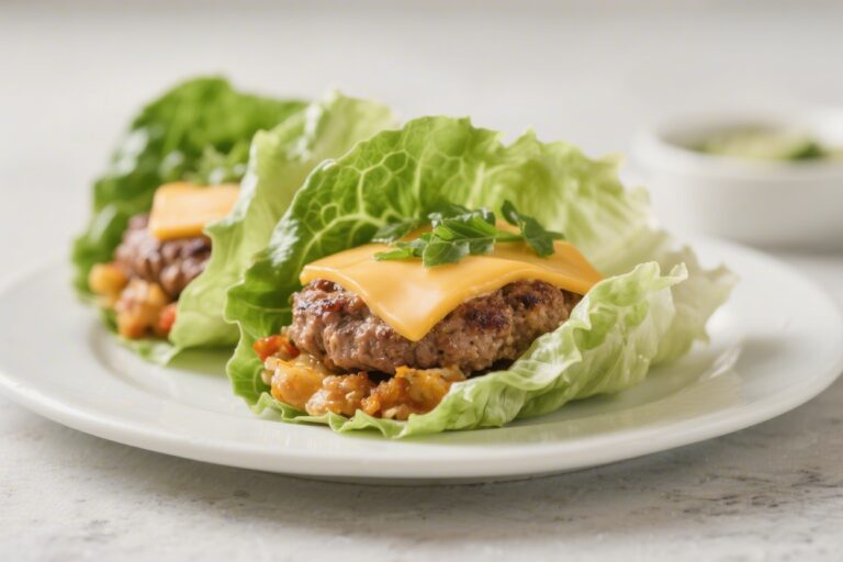 Keto Cheeseburger Lettuce Wraps – A Fast, Flavor-Packed Low-Carb Favorite
