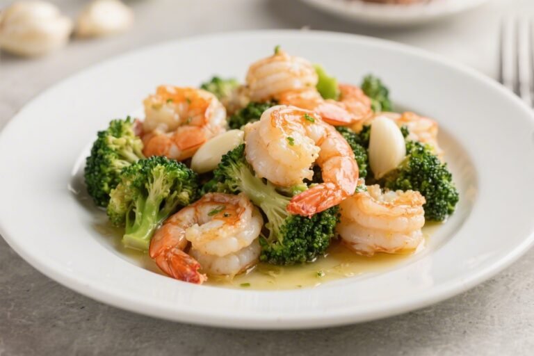 Garlic Butter Shrimp & Broccoli – Fast, Flavorful, and Satisfying